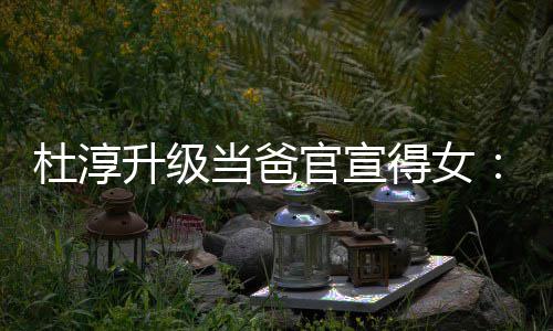 一个杜淳当爸得女多了们的她我官宣升级世界
