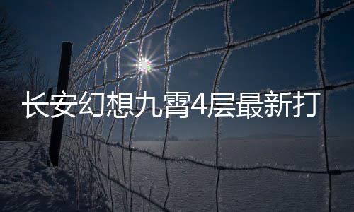 九霄打法最新攻略幻想长安4层